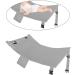 Folpus Children's Aircraft Footrest & Seat Cover - High-Strength Toddler Travel Bed & Foot Hanging Support (Gray 45cmx35cm) for International Travel - Buy Online on GoSupps.com