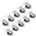 Yuecoom Pacifier Holder Clips - 10pcs Heart Shaped Metal Suspenders for Crafts | International Shipping - Buy Online on GoSupps.com