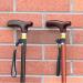 Crutches Old Man Solid Wood Handle Portable Telescopic Cane Slip Elderly Cane Walking aid Walking Stick Elegant - Buy Online on GoSupps.com
