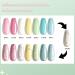 Pink White Green Glitter Gel Nail Polish Set - 10 Bottles Salon Quality DIY at Home CT02 - Buy Online on GoSupps.com