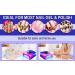 SKYUV 60W Rechargeable UV LED Nail Lamp - Cordless, 4 Timers, Auto Sensor, Professional Curing Lamp for Gel Nails at Home & Salon - Buy Online on GoSupps.com