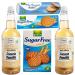 ZERO CALORIE Skinny Syrup (2pack) & Gullon SUGAR FREE Biscuits 250g 330g 400g BUNDLE - French Vanilla 1L x 2 bottles - Sugar Free Gluten Free Fat Free Vegan Friendly Diabetic Friendly