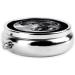 Moon Round Pill Box - 3 Compartment Portable Travel Medicine Organizer | Mini Decorative Pocket Vitamin Holder - Buy Online on GoSupps.com
