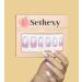 Sethexy Ombre Short Ballerina Press-On Nails - Pink Acrylic Crystal Fake Nails - 24-Piece Wedding Set for Women & Girls - Buy Online on GoSupps.com