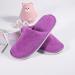Buy Tianmao Women's Hotel Slippers - 5 Pairs Coral Fleece Closed-Toe Spa & Travel Guest Slippers (Pink & Purple) Perfect for Parties & Hotels - Buy Online on GoSupps.com