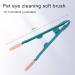 2-Piece Dog Tear Stain Remover & Eye Comb Brush Set - Effective Pet Care for Happy Clean Eyes - Buy Online on GoSupps.com