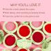Pixi Beauty LipMask | Tinted Hydrating and Moisturizing Lip Balm Jelly |Lip Gloss Infused with Camellia Jojoba and Pomegranate | Amore |0.3 fl.oz / 8 g - Buy Online on GoSupps.com