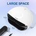 Buy L UGX UV LED Nail Lamp 56W Nail Dryer for Gel Polish | 4 Timer Settings & Sensor | Perfect for Home Salon Use - Buy Online on GoSupps.com