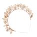 Minkissy Leaves Headband - Greek Goddess Costume Accessory for Weddings Pageants & Birthdays | Golden Luxury Hairpiece - Buy Online on GoSupps.com