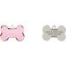 BWM Customised Fashion Pet ID Tags Dog Tags | Dog Tag for Pets Laser Engraved & Personalised | ID Tags for Dogs & Cats | Durable Strong & Deeply Engraved - Sparkly Pink Bone Small Small Pink - Buy Online on GoSupps.com