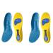 Norelie insole Comfysole Comfort Orthopedic insoles pressure relief and foot vault Support ideal for flat feet plantar fasciitis and foot pain yellow*2 pair 39-40
