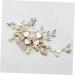 HONMEET 1 PC Comb for Bridal Wedding Hair Clip Hair Comb Bride Headpieces for Wedding Tiara for Bride Wedding Pearl Hair Barrettes Pearl Hair Pin Bridal Headpiece Bride Hair Clip - Buy Online on GoSupps.com