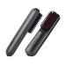 Cordless Hair Straightener Brush Portable Straightening Brush for Women Mini Negative Ion Hot Comb for Travel 30Mins Auto-Off USB Rechargeable Fast Heating 3 Temperature Settings(320 -395 )