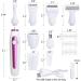Painless 6-in-1 Electric Razor for Women - Body Hair Removal, Brow, Nose, Legs, Underarms, Bikini Area - Wet & Dry, Rechargeable Trimmer - Buy Online on GoSupps.com