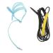 Beavorty 3 pcs Pulling Training for Bird with Parakeet Parrot Cockatoo Cockatiel Traction Adjustable Leash Mx3pcs Sky-bluex3pcs