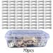 Pack of 70 Metal Replacement Bandage Clips - Secure Fastener for Bandages - Buy Online on GoSupps.com