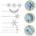 minkissy 3 Sets Fringe Bobby Pin Hair Clips for Teen Girls Wedding Hair Clip Hair Barrettes for Women Girls Hair Barrettes Girl Hair Clips Star Hair Accessories Headgear Bangs Alloy - Buy Online on GoSupps.com