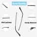 High-Quality Metal Glasses Replacement Bars - Durable Arms for Glasses - 1 Pair - Buy Online on GoSupps.com