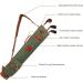 TOURBON Canvas Sunday Golf Clubs Carry Bag with Pockets - Lightweight Travel Bag for Driving Range Storage - Buy Online on GoSupps.com