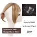 Clip-In Ponytail Hair Extensions | Synthetic Bangs & Side Fringe - Natural Look (108# Brown) - Buy Online on GoSupps.com