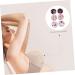 6 Pack Breast Protectors Cotton Pads - Breastfeeding Pads for Nursing Moms - Absorbent Polyester Cotton 10x10cm - Buy Online on GoSupps.com