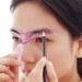 Eyebrow Stencil for Beginners, Reusable, 3 Minute Makeup (Purple)