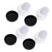 Healvian 4 Sets Powder Box Makeup Powder Puff Powder Puff Foundation Makeup Puff Case Cosmetic Powder Jar