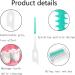 200 Extra Soft Interdental Brushes - Portable Dental Cleaning Tool for Effective Oral Care - Green - Buy Online on GoSupps.com