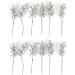 12 Pcs Glitter Berry Picks - Artificial Stems for Christmas Tree & Spring Decor | HNSDSVCD - Buy Online on GoSupps.com