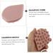 SESESFOUFU Portable Pink Bathing Brush & Scalp Massager - Silicone Hair Comb & Shampoo Brush for Ultimate Hair Care 8.5x7cm - Buy Online on GoSupps.com