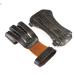 Linkboy Archery 1set 3 Finger Gloves Arm Guard 19CM 100% Pure Ox Leather Protection Archery Protective Gloves Hunting Shooting