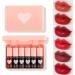 6 Colors Lip Tint Stain Set, Korean Lip Gloss, Lip Tint Stain, Lip & Cheek Long Lasting Moisturizing Natural Lip Tint, Moisturizing Waterproof Long Wear, Non-Sticky,Non-fading,Vivid Color