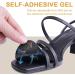 Skyfoot Anti-Sliding Metatarsal Pads - Microfiber Ball of Foot Cushions for Pain Relief and Slip Reduction - Pale Apricot+Black - Buy Online on GoSupps.com