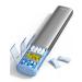 Vaydeer 7 Day Weekly Pill Organizer Metal Travel Pill Case Large Capacity Daily Cute Pill Box for Supplements Pills Vitamins and Medication (Gray)