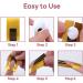 ALXBSONE Pack of 500 Nail Stencils Nail Extension Stencils Nail Extension Forms Nail Polish Accessories for Gel Nails & Nail Extension (Golden) - Buy Online on GoSupps.com