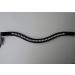 Gl cksHucke Silk Shine Browband for Shetty - Powder White with Crystal AB | International Shipping - Buy Online on GoSupps.com