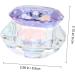 minkissy Nail Art Crystal Cup Cosmetics Cover Glass Purple Manicure 6.5x8cm Purple - Buy Online on GoSupps.com