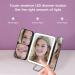 KDKD Travel Mirror: Mini Trifold Lighted Makeup Mirror - USB Rechargeable, Portable and Compact Vanity Mirror with 3 Light Modes, Touch Screen Dimming - Cosmetic Black - Buy Online on GoSupps.com