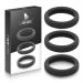 Lebr ke 50 hair ties ponytail ties - made of premium cotton - extra elastic & strong hold