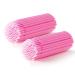 200Pcs Micro Applicators Brush Annhua Disposable Application Brushes for Makeup Eyelash Extensions Dental Care and Cleaning (Pink)