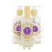 Shelley Kyle French Lavender Three piece caddy with Lotion Liquid Hand Soap and Room Atomizer