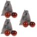 Clispeed 3 sentences handball wooden balls practical massage balls massage balls Small hand -rolling balls massage balls for the hands of chinese style scrollrad baoding handicrafts massage device