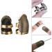 Quadow 4-Piece Metal Copper Sewing Thimble Set - Adjustable Finger Protector for Quilting, Sewing, and Crafting DIY Projects - Buy Online on GoSupps.com