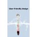 Buy AquaStation Analog Aquarium Thermometer | Glass Thermometer with Suction Cup - Accurate & Reliable for Every Aquarium - Buy Online on GoSupps.com