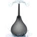 Enema Douche Anti Back-Flow Enema Bulb with 7 Spouts Amal Douche Connected to Shower Hole Reusable Portable Enima Vaginal Cleaner kit for Women Men (Black)