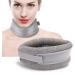 Neck Traction Device Collar Brace - Adjustable & Breathable Support for Spinal Pain Relief | Gray - Buy Online on GoSupps.com