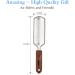 Professional Pedicure Foot File - Stainless Steel Detachable Scrubber for Hard Skin Removal - Wet and Dry Feet Pedicure Rasp - Buy Online on GoSupps.com