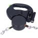 Dual Retractable Dog Leash 9.8ft Dog Walking Leash for Small Medium Large Dogs Up to 55lbs 360 Tangle Free Pet Puppy Leash Heavy Duty Reflective Nylon Tape Separate Lock Antislip