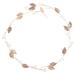 Bridal Headband Rose Gold Long Hairband Headpiece Headwear Hair Accessory for Wedding (FD609)