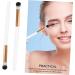 VINTORKY 10pcs Makeup Brush Make up Eyeshadow Brush Precision Eyeshadow Brush Wooden Handle White - Buy Online on GoSupps.com